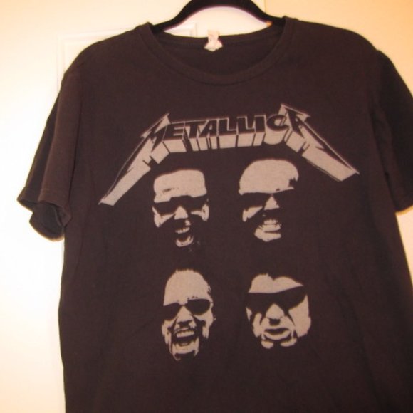 EXTREMELY RARE METALLICA FACES SHIRT - Picture 1 of 2